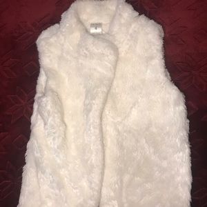 Faux fur vest
